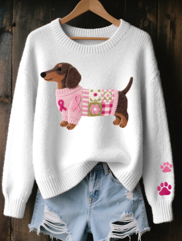 Bella™ – Bequemer Pullover mit Hundemotiv