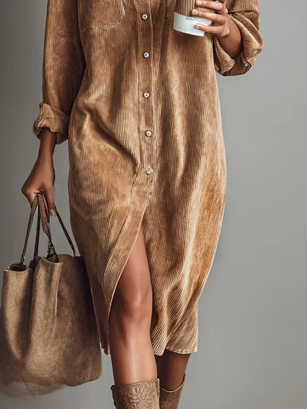 Robin | Lockeres Cordkleid