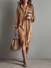 Robin | Lockeres Cordkleid