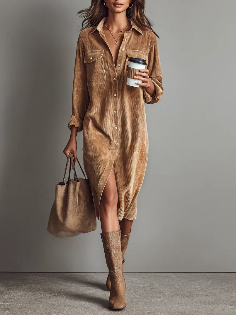 Robin | Lockeres Cordkleid