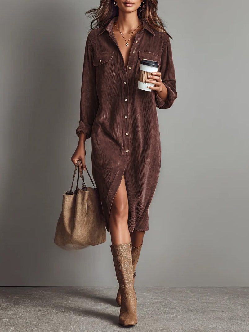 Robin | Lockeres Cordkleid