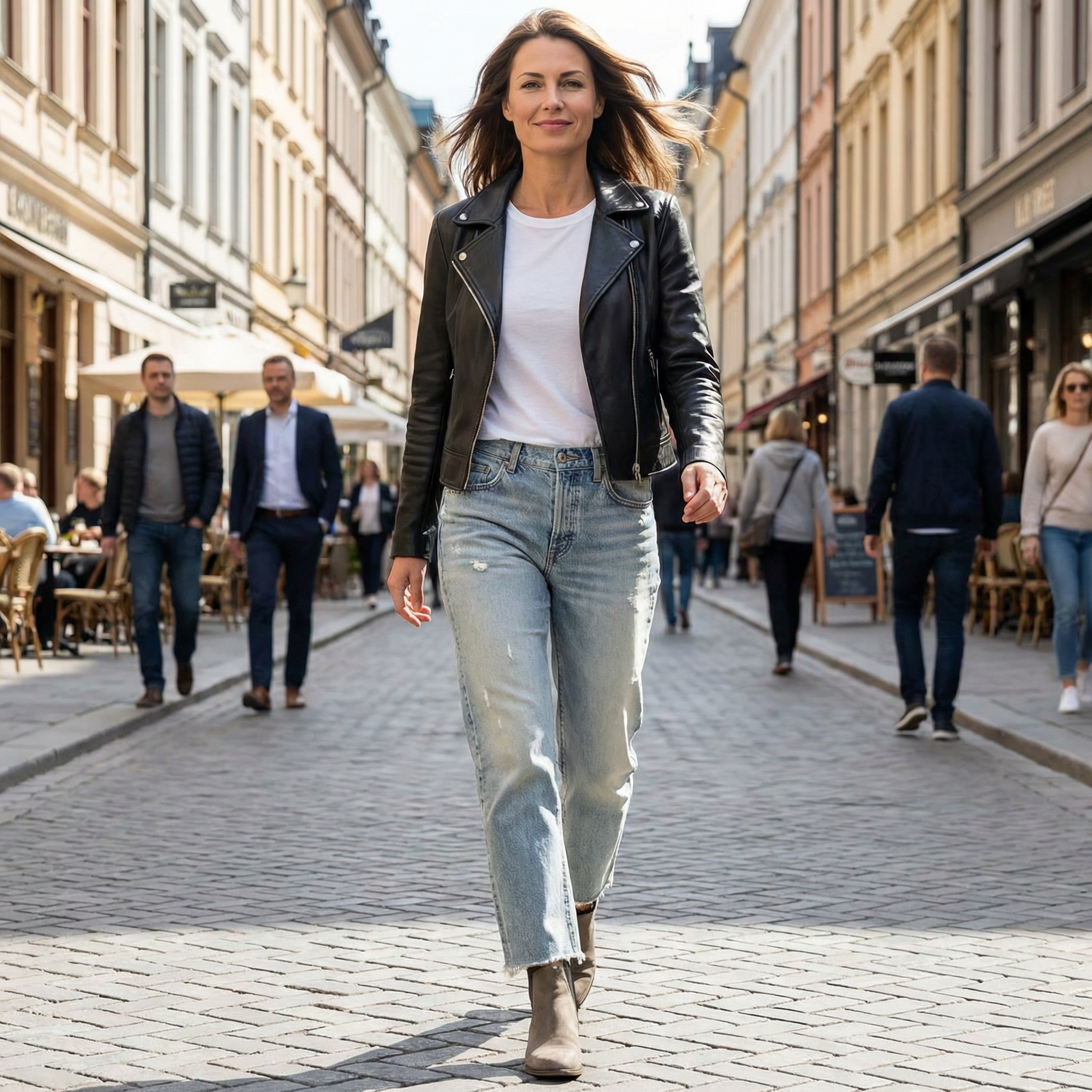 Sanne | Retro-Jeans mit veränderter Passform