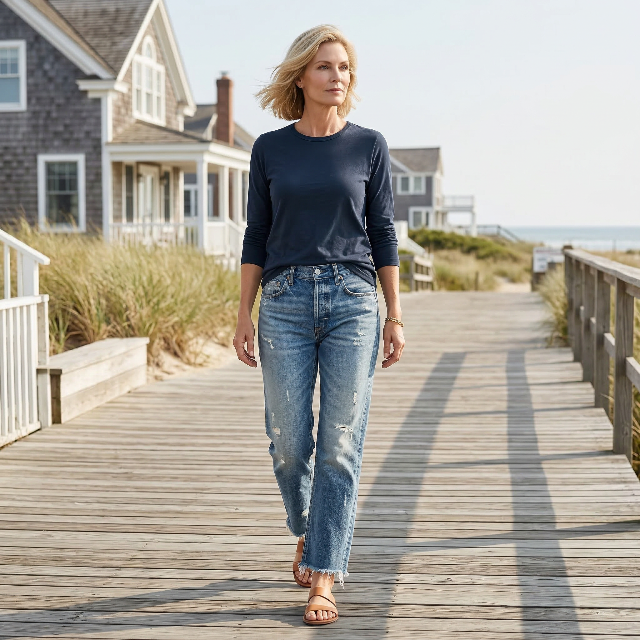 Sanne | Retro-Jeans mit veränderter Passform
