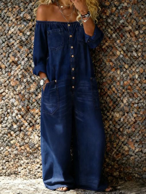 Nikita | Denim-Overall mit bequemer Passform