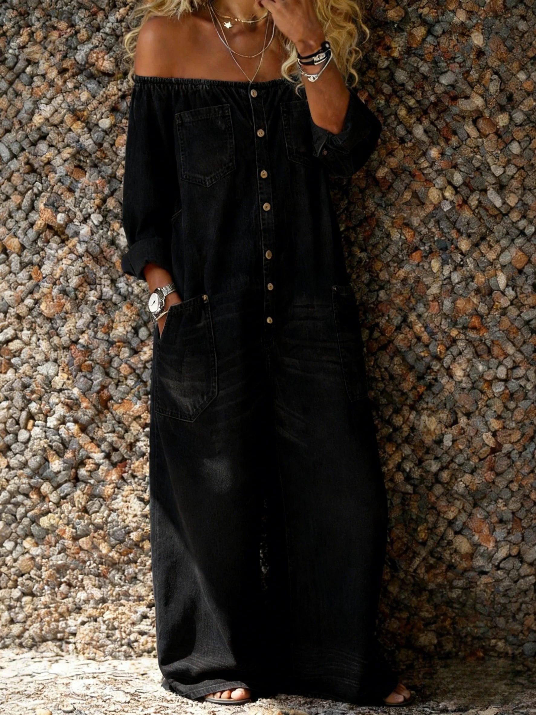Nikita | Denim-Overall mit bequemer Passform
