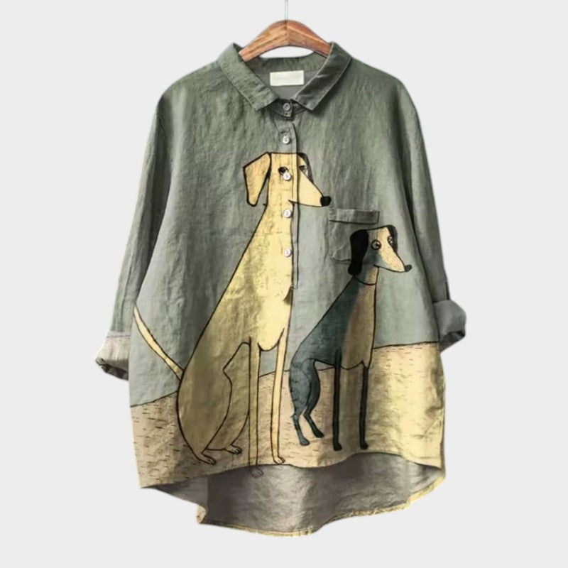 Amelie | Luftige Leinenbluse