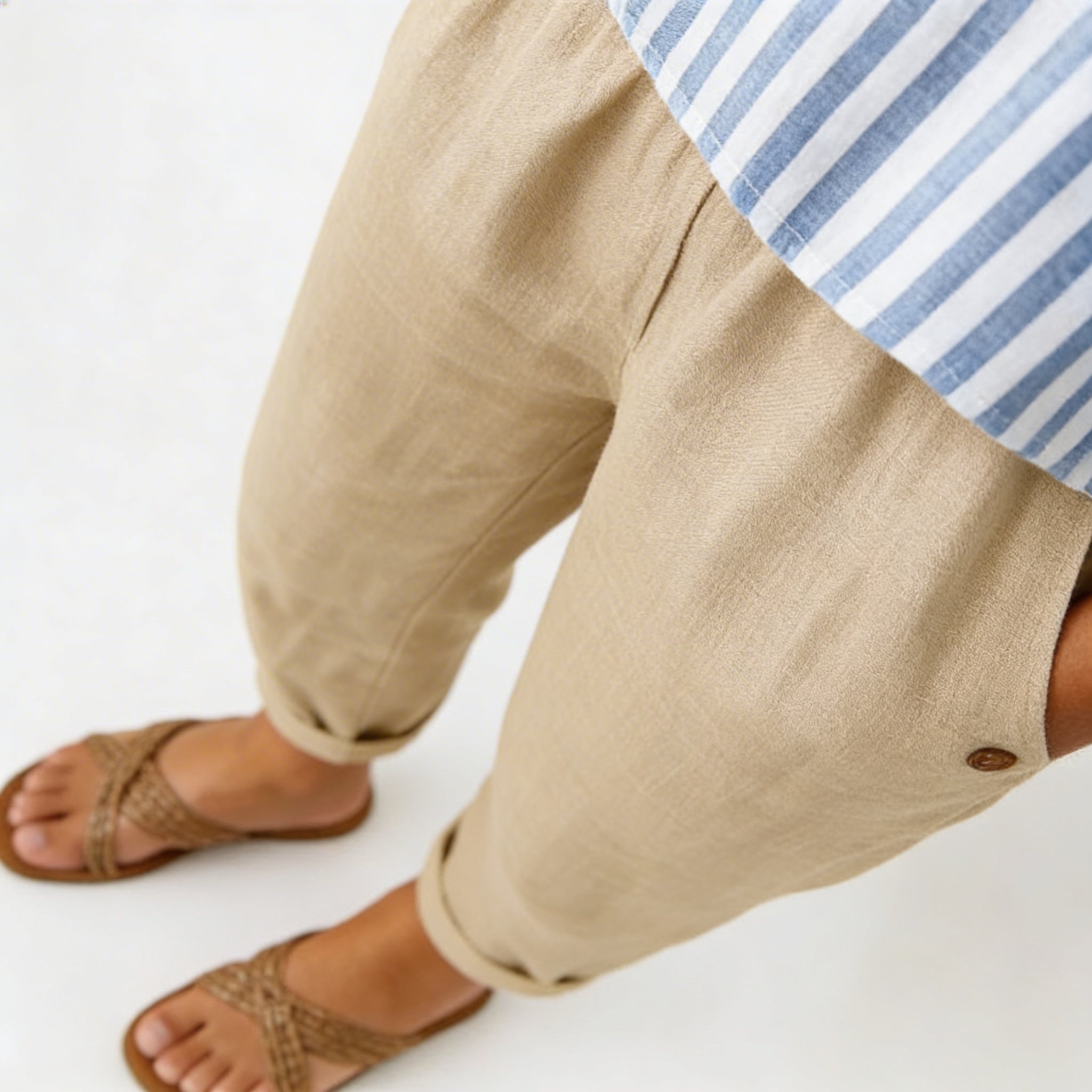 Romy | Leinenhose mit entspannter Passform