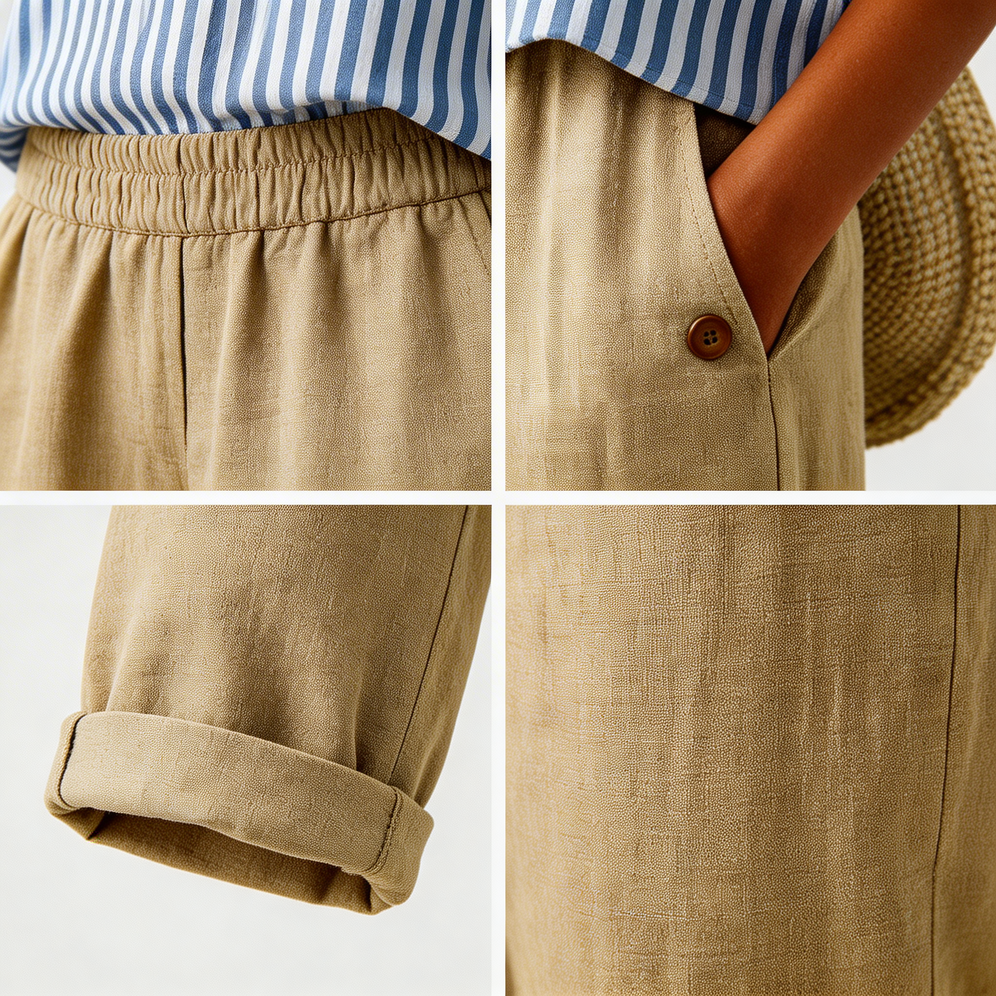Romy | Leinenhose mit entspannter Passform