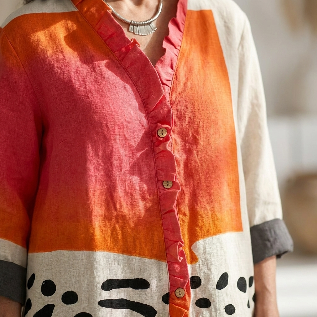 Melinda | Luftige Leinenbluse