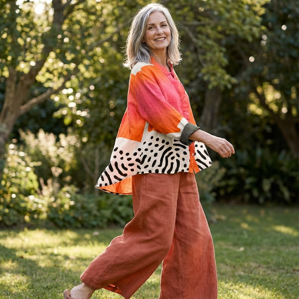 Melinda | Luftige Leinenbluse