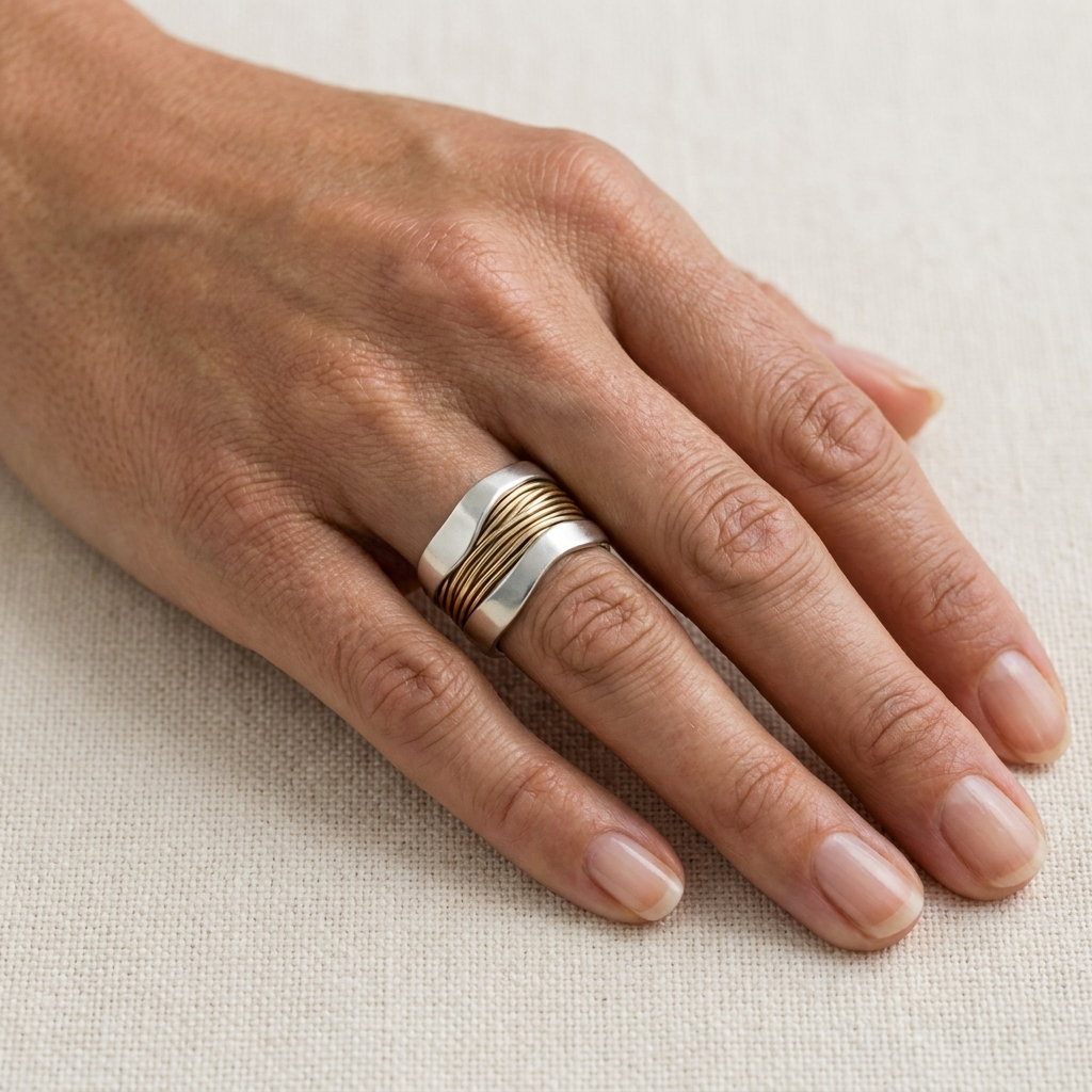 Elin | Wundervoller Ring in Gold und Silber