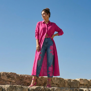 Rosa Strickjacke von Beatrix