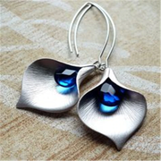 Sophie | Blaue Steinohrringe aus Silber
