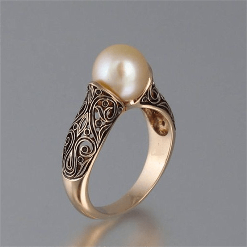 Isabella | Vintage Perlengold Ring