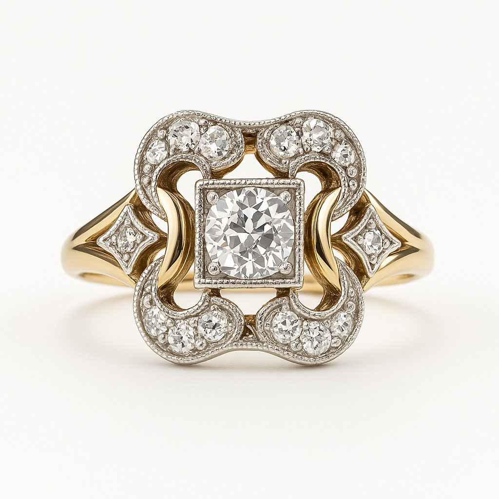 Isabella | Vintage-Ring mit Zirkonia-Steinen