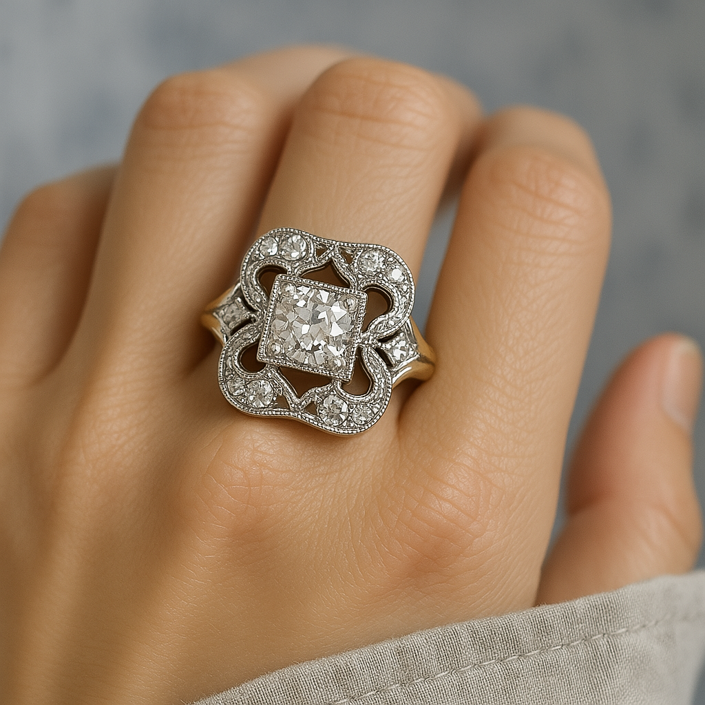 Isabella | Vintage-Ring mit Zirkonia-Steinen