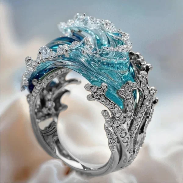 Oceane | Ring mit zeitloser optischer Optik