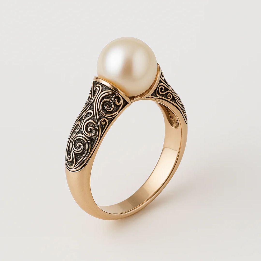 Isabella | Vintage Perlengold Ring