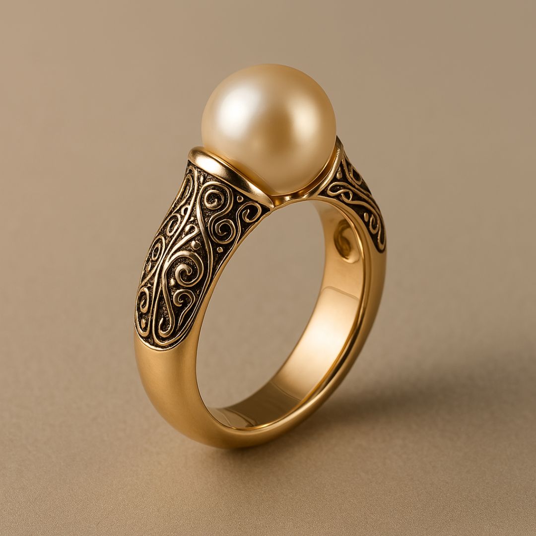 Isabella | Vintage Perlengold Ring