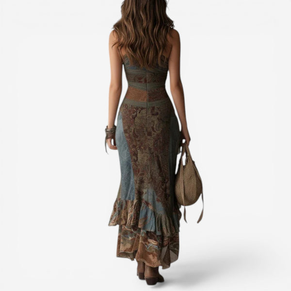 Kendra | Maxikleid aus fließendem Stoff