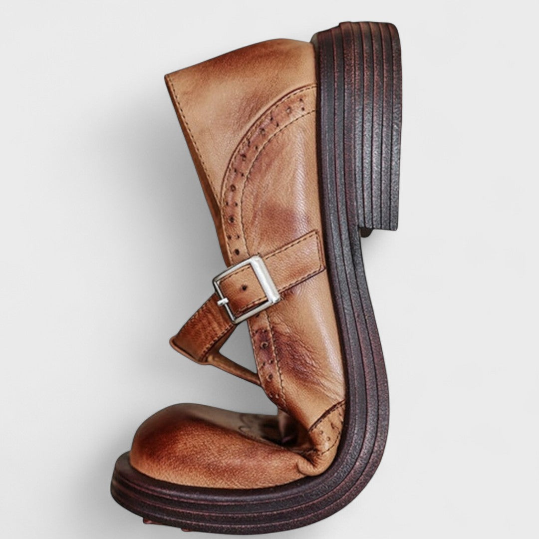 Bernstein | Mary-Jane-Schuhe aus Leder