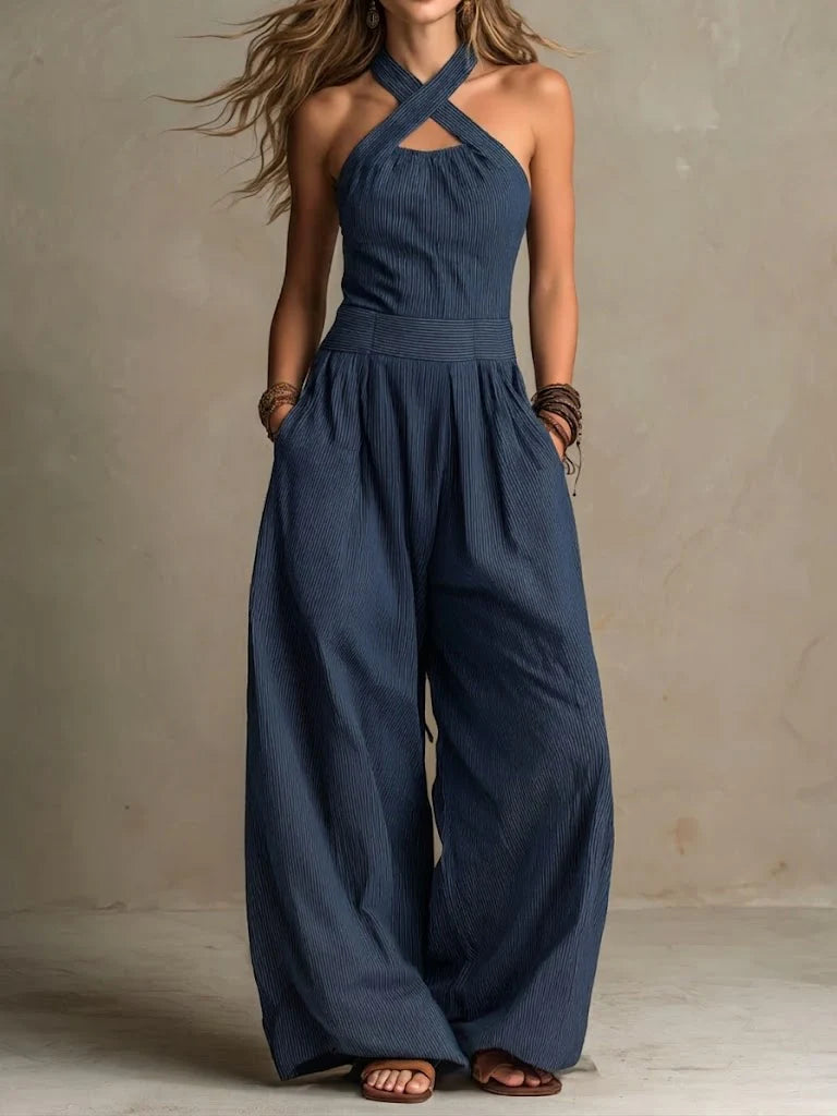Bianca | Overall mit Kreuzausschnitt