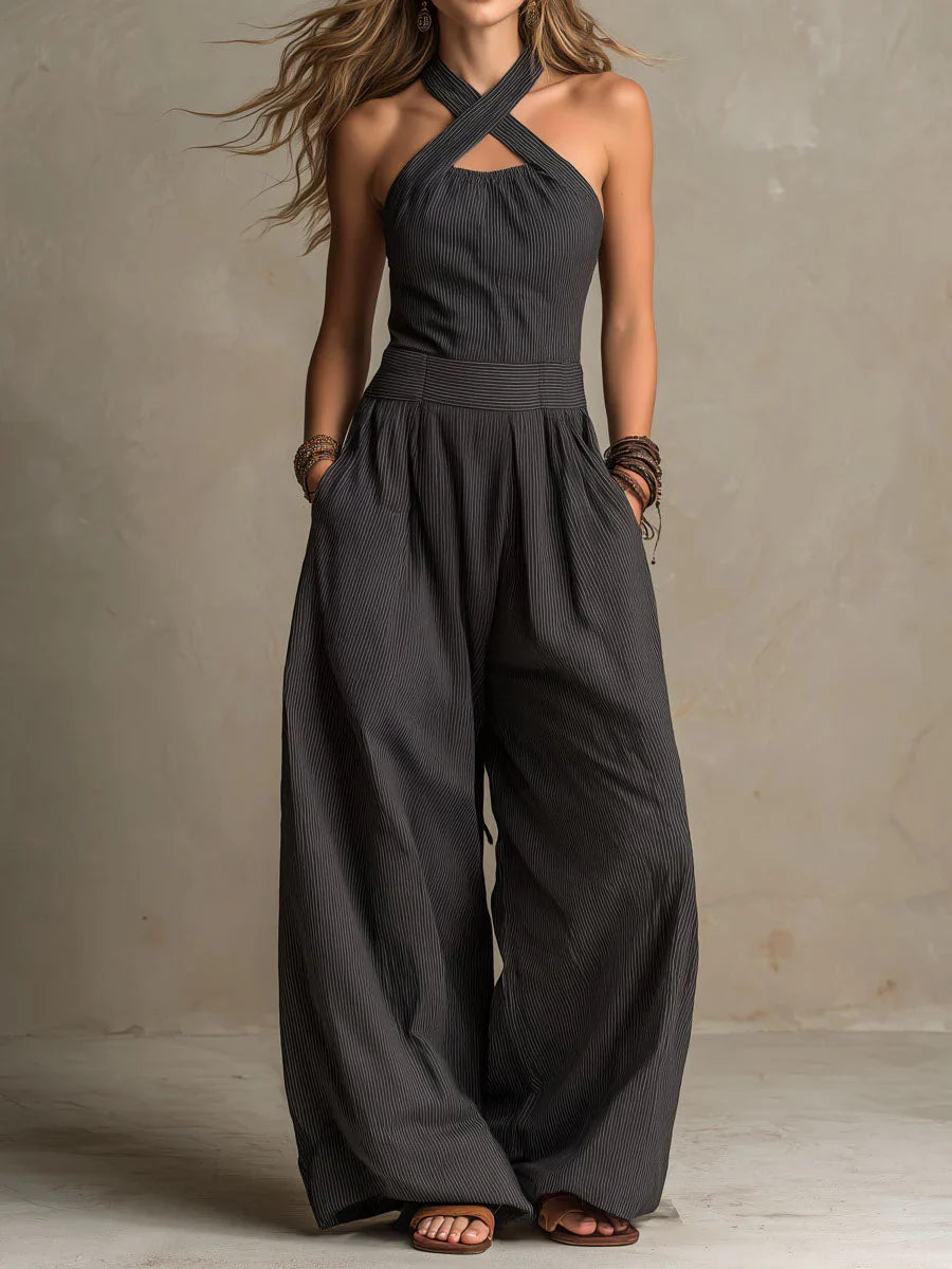 Bianca | Overall mit Kreuzausschnitt