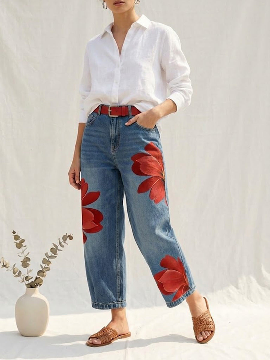 Beatrice | Elegante Loose-Fit-Jeans