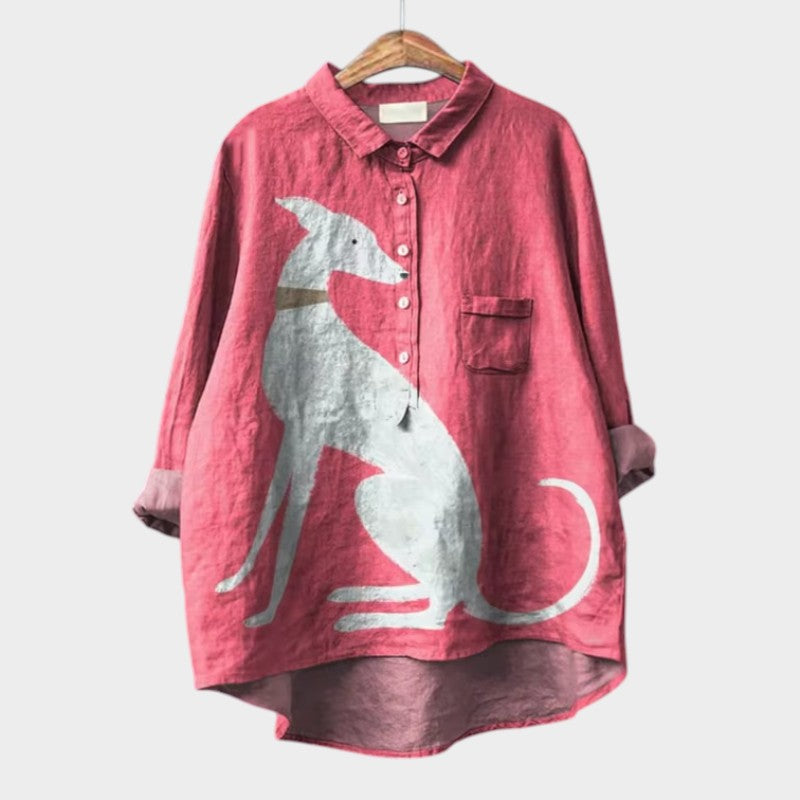 Amelie | Luftige Leinenbluse
