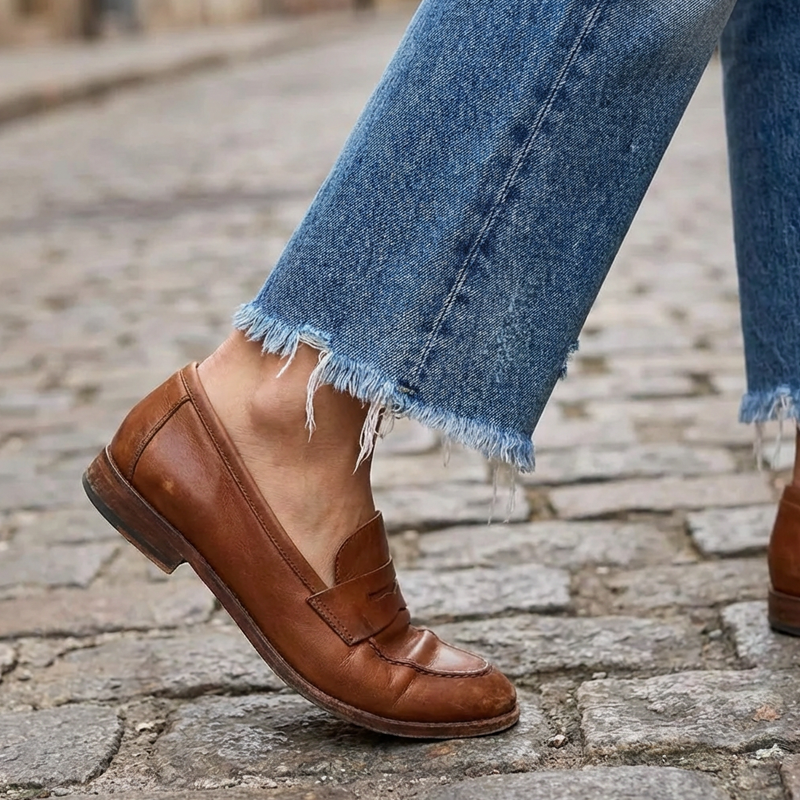 Sanne | Retro-Jeans mit veränderter Passform